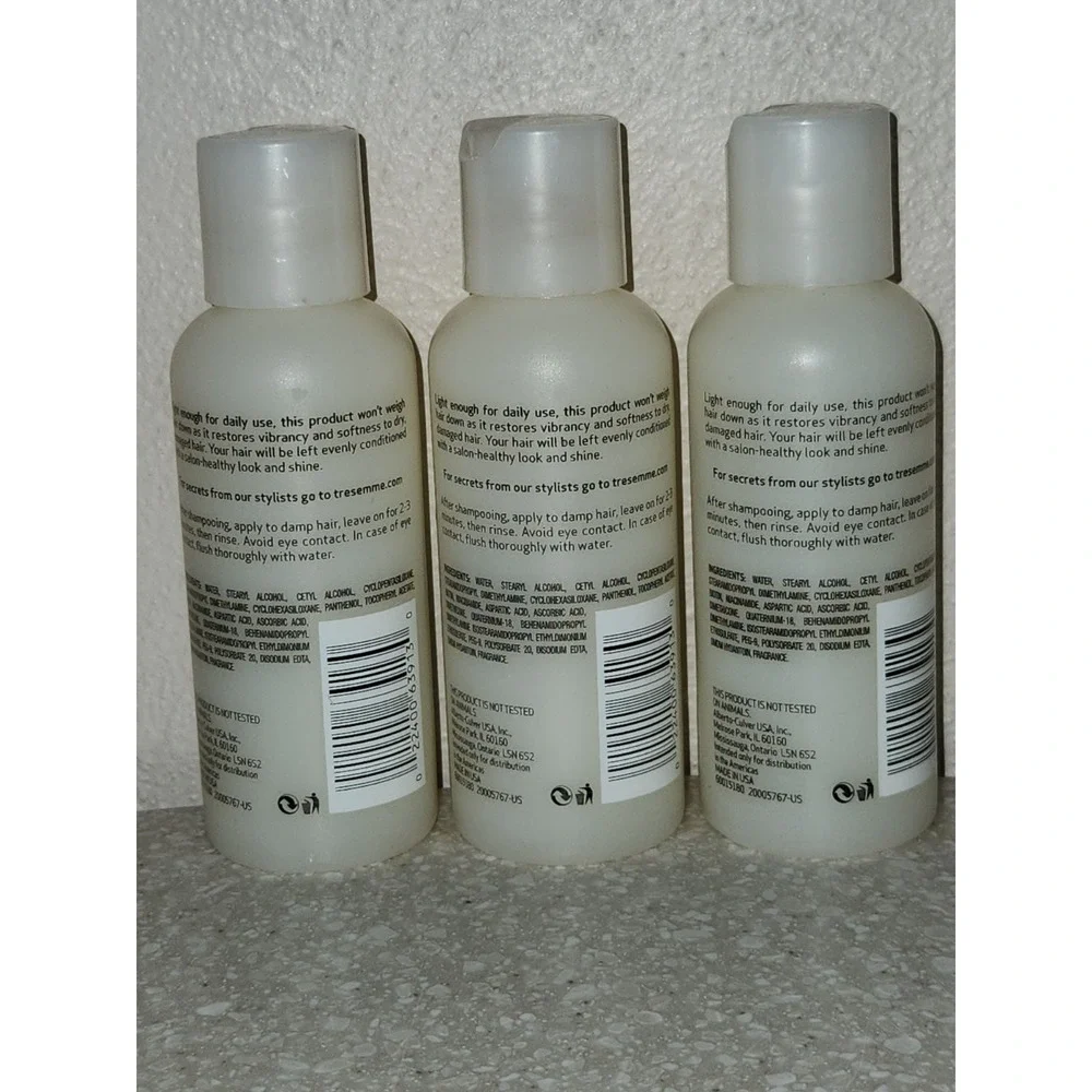 NEW~3 Pack Tresemme Moisture Rich Conditioner Vitamin E 3Oz‎ Each